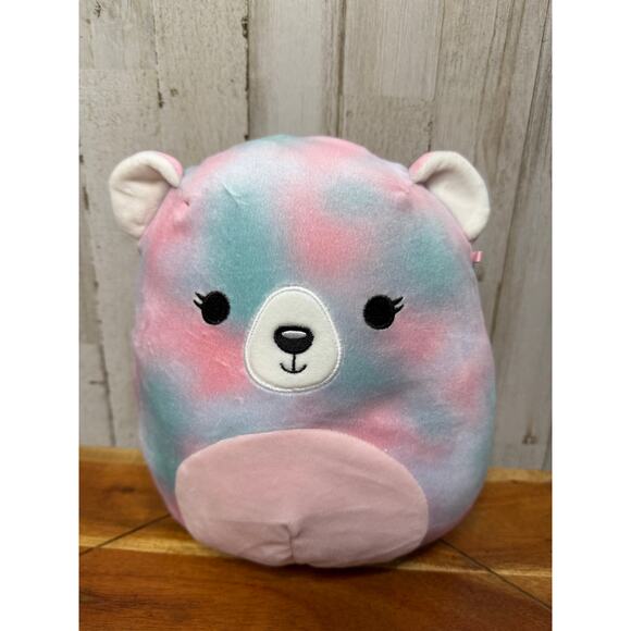 Squishmallows Tula Tie-Dye Bear Plush Toy Small 8" Multicolor - Picture 1 of 6